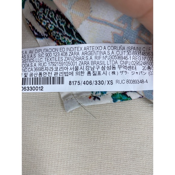 Zara Multicolor Patterned Blouse - Picture 6 of 15